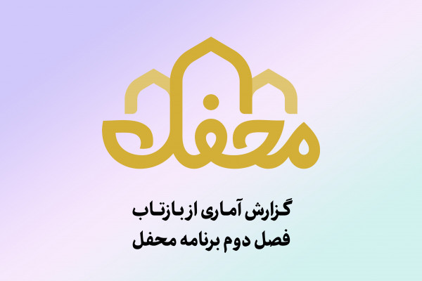 گزارش آماری از بازتاب فصل دوم برنامه محفل