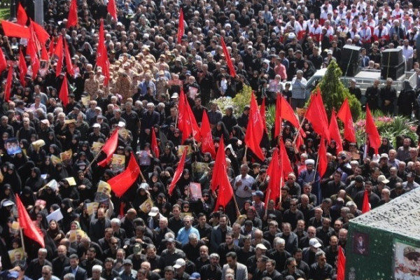تشییع و خاکسپاری رفیق خوب خدا، دردانه سپاه در همدان
