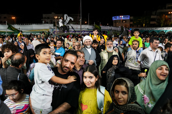 بازدید میدانی رئیس سازمان تبلیغات اسلامی از مهمونی ده کیلومتری غدیر