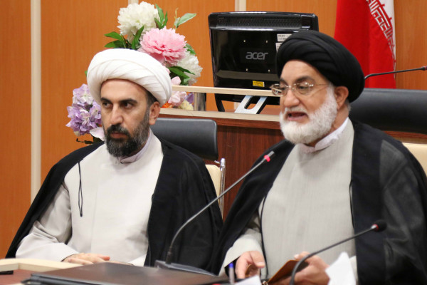 برگزاری آئین معارفه رئیس جدید اداره تبلیغات اسلامی شهرستان ایوان در محل سالن جلسات فرمانداری