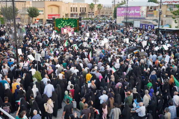 راهپیمایی باشکوه غدیر در شیراز با شعار ایران؛ ذوالفقار علی(ع)