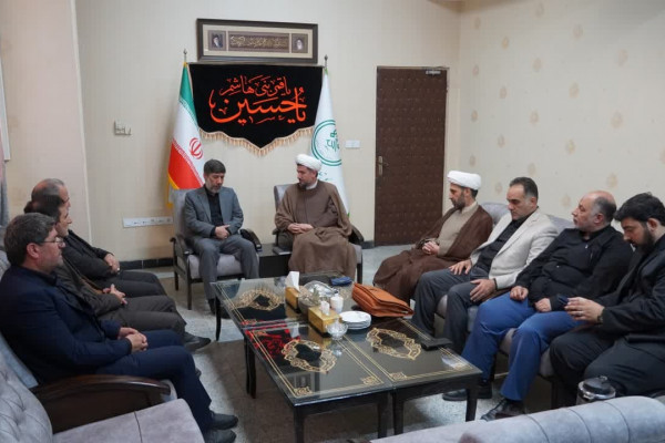 نشست صمیمی مدیرکل صدا و سیمای استان با مدیرکل اداره تبلیغات اسلامی همدان
