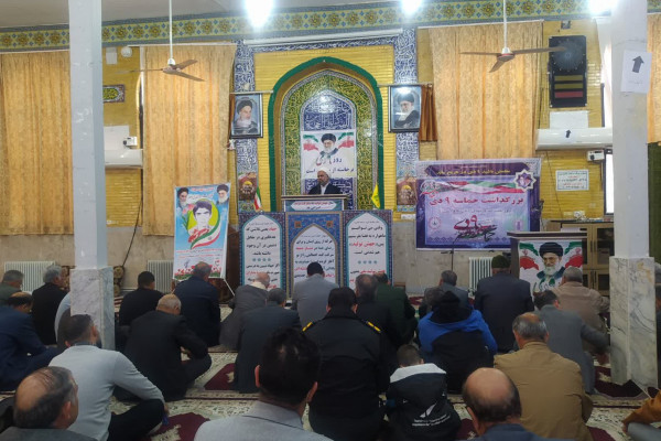 برگزاری نشست بصیرتی در مسجدجامع شهر بدره