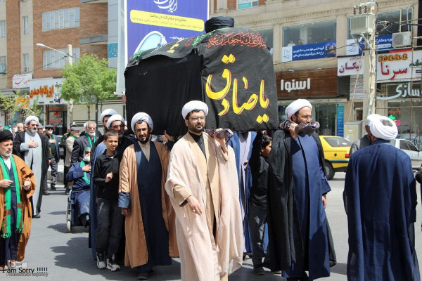 دسته عزاداری شهادت امام صادق علیه السلام در ملایر