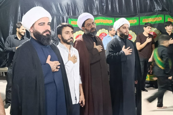 بازدید حجت الاسلام منوچهر رئیسی از مراسم محرم در شهرستان مهران
