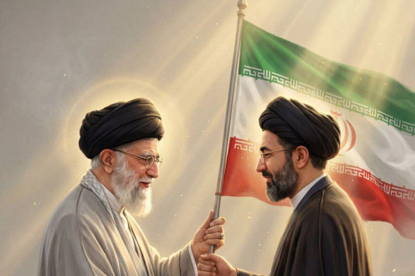 با رهبری جدید تا برافراشته ماندن پرچم حق ایستاده‌ایم