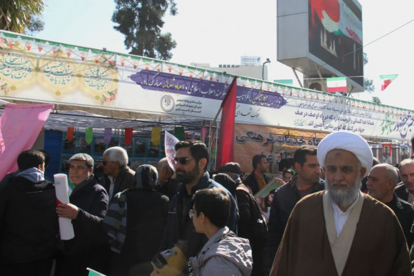 برپایی مواکب در راهپیمایی ۲۲ بهمن به همت اداره کل تبلیغات اسلامی