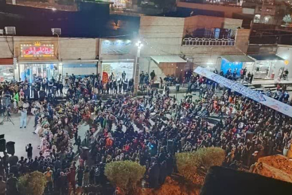 جشن بزرگ نیمه شعبان در  کارون برگزار شد