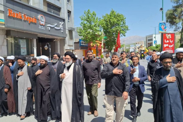 مراسم دسته روی شهادت امام صادق ع در یاسوج برگزار شد