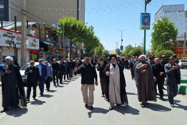 مراسم دسته روی شهادت امام صادق ع در یاسوج برگزار شد