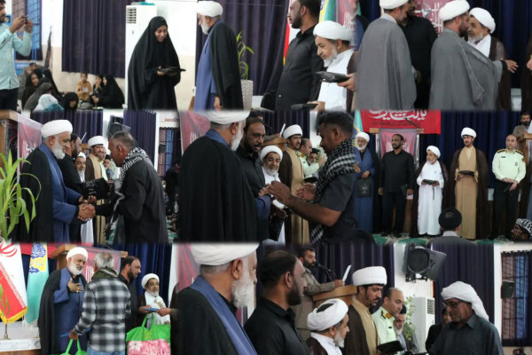 خادمان و موکب داران بشاگرد در نماز جمعه تقدیر شدند