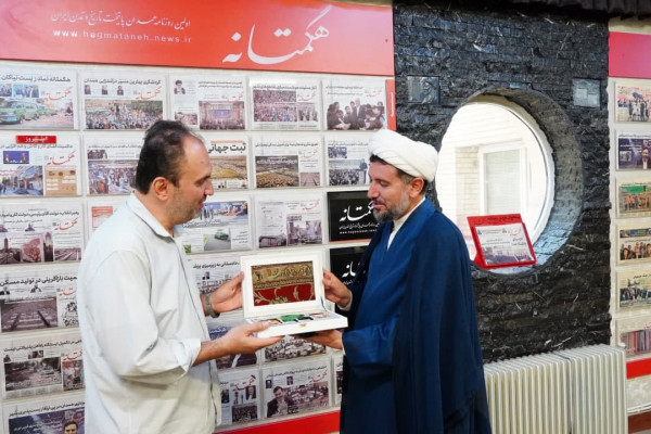 حضور مدیرکل تبلیغات اسلامی استان همدان در دفتر روزنامه هگمتانه همدان
