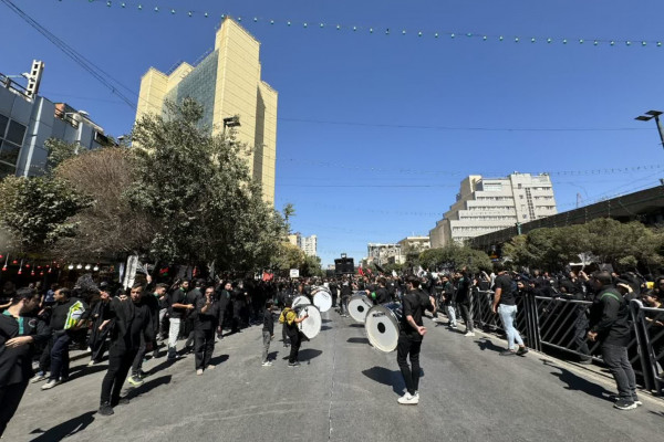 اجتماع زنجیرزنان شهرستان دماوند در شهر مشهد مقدس