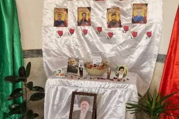 برگزاری مراسم گرامیداشت اولین سالگرد شهید جمهور وشهدای خدمت در مهران