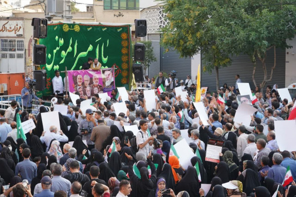 راهپیمایی باشکوه غدیر در شیراز با شعار ایران؛ ذوالفقار علی(ع)