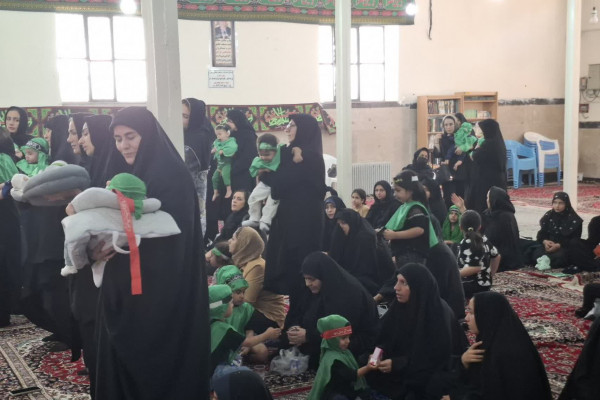 برگزاری مراسم شیرخوارگان حسینی در شهرستان بدره