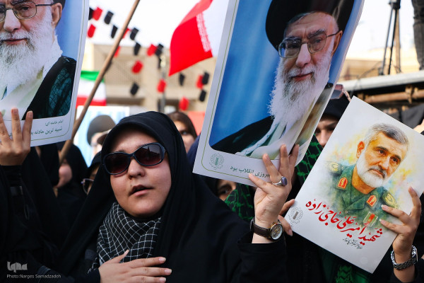 حضور دختران و بانوان در اجتماع عظیم مردمی عصر عاشورا « یوم الحسین ع»