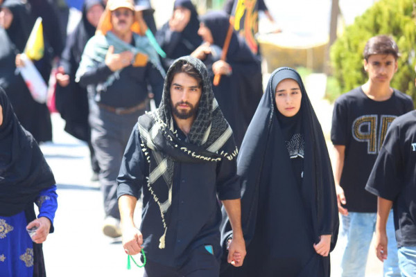 مراسم پیاده روی جاماندگان اربعین در یاسوج برگزار شد