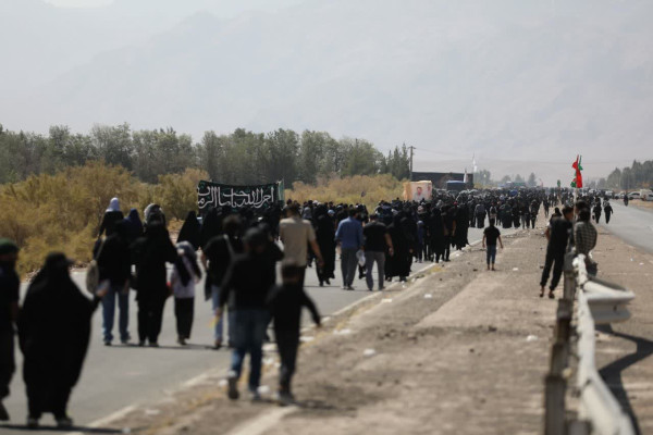 گزارش تصویری مراسم جاماندگان اربعین