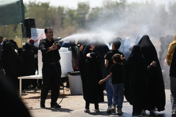 گزارش تصویری مراسم جاماندگان اربعین