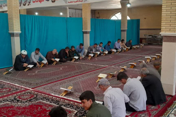 گرامیداشت  هفته دفاع مقدس در شهرستان صحنه
