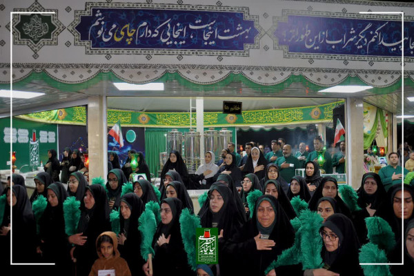 چایخانه حضرت رضا(ع)میزبان مدافعان سلامت شد