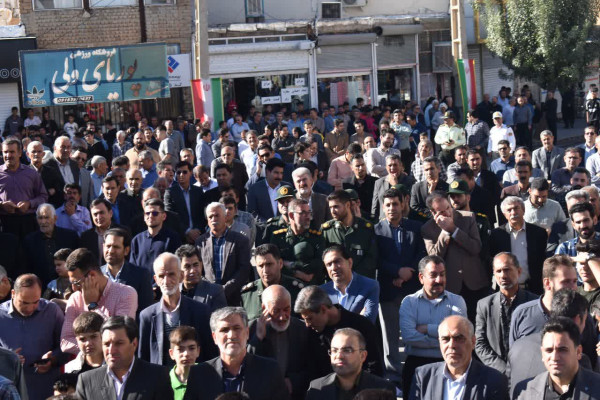 حماسه حضور در 13 آبان و روز مبارزه با استکبار جهانی در شهرستان گیلانغرب