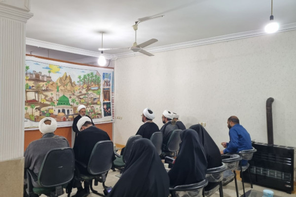 نشست توجیهی مربیان، پرده خوانی فاطمیه در شهرستان بدره