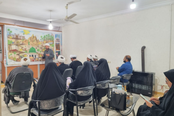 نشست توجیهی مربیان، پرده خوانی فاطمیه در شهرستان بدره
