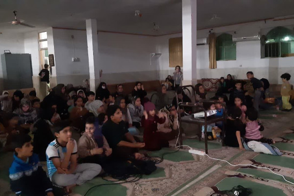 اکران انیمیشن های ایرانی در مسجد قمر بنی هاشم(ع) مهران