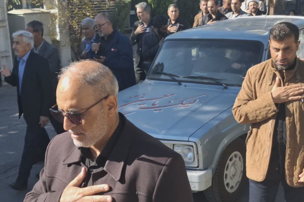 دسته روی عزاداران فاطمی در شهرستان بدره