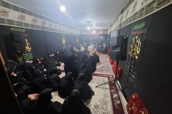 حضور پرشور بانوان بدره ای در ایام فاطمیه