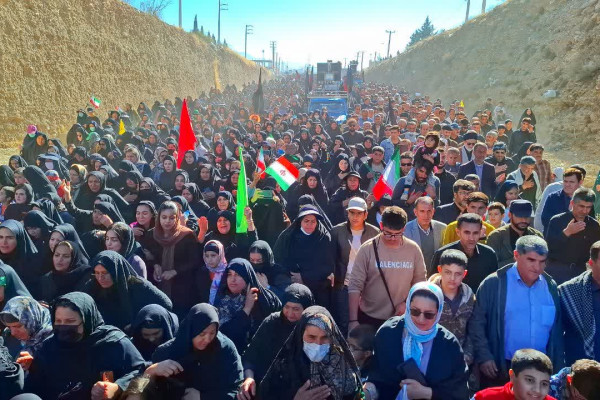 آئین پیاده‌روی حرم تا حرم در یاسوج برگزار شد