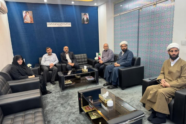بازدید ذی حساب و همکاران اداره مالی اداره کل تبلیغات اسلامی خوزستان