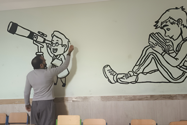 اجرای طرح شاداب‌سازی مدارس سنندج همزمان با ماه مبارک رمضان