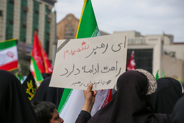 تجمع مردم اهواز در سوگ رهبر انقلاب