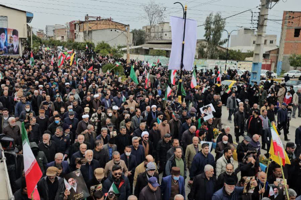 مازندران | روز قدس در گلوگاه