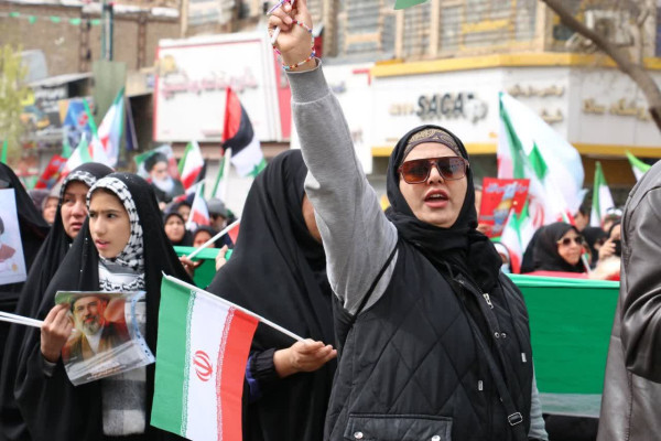 خروش عاشقان قدس در میدان 15 خرداد