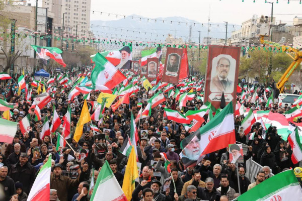 خروش عاشقان قدس در میدان 15 خرداد