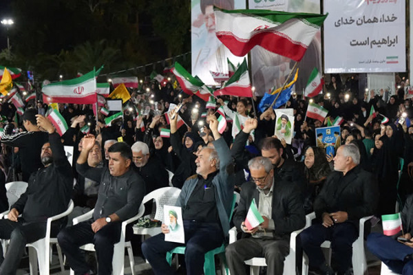 تجمع بزرگ مردمی بوشهری ها در محکومیت تجاوز آشکار استکبار