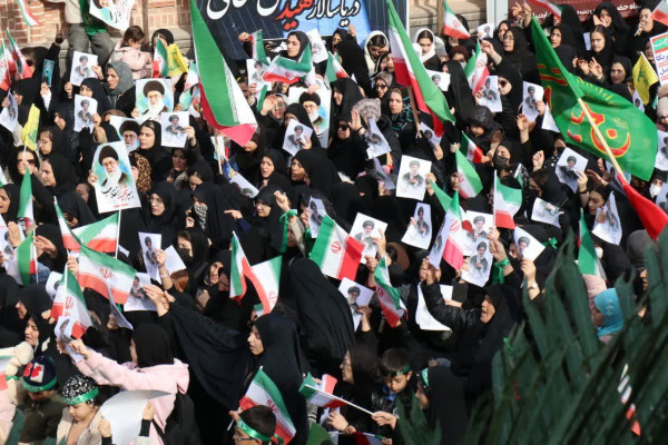 اجتماع عظیم مردم دارالارشاد اردبیل در خونخواهی رهبر شهید