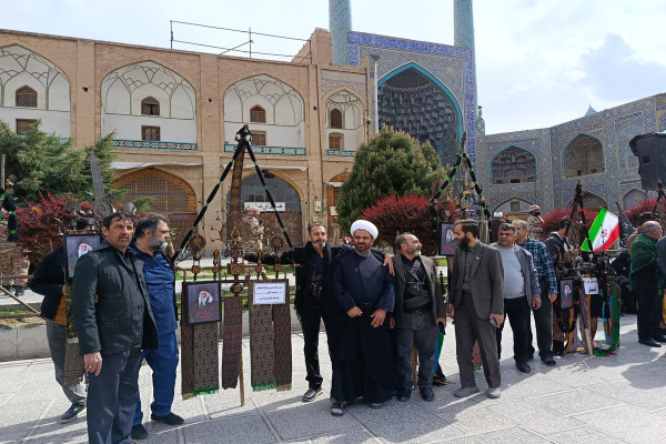 اجتماع عظیم و بی نظیر هیئات مذهبی در میدان امام اصفهان