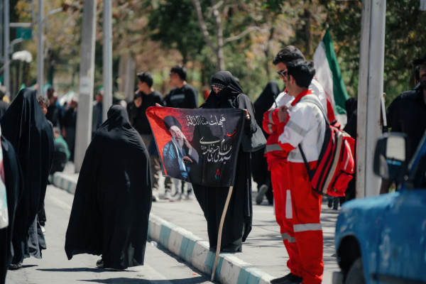 عزاداری هیاتها در عزای رهبر شهیدمان