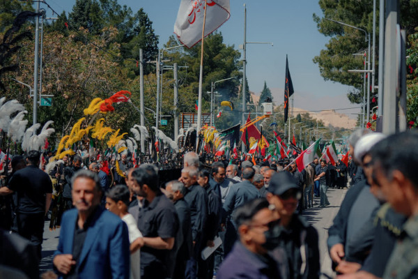 عزاداری هیاتها در عزای رهبر شهیدمان