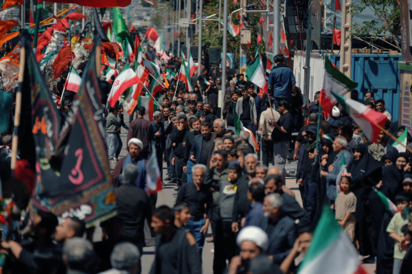 عزاداری هیاتها در عزای رهبر شهیدمان