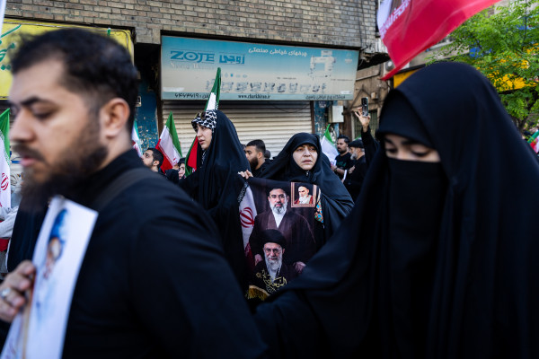 مراسم عزاداری چهلمین روز شهادت رهبر انقلاب برگزار شد