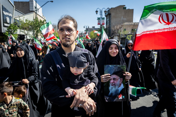 مراسم عزاداری چهلمین روز شهادت رهبر انقلاب برگزار شد