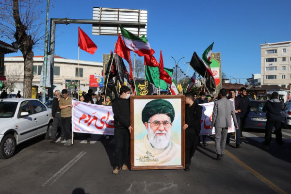 دسته حماسی نوجوانان و جوانان در عزای رهبر شهید حضرت امام سیدعلی خامنه ای