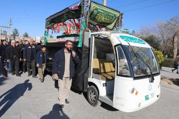 مراسم تشییع و تدفین شهید محمدعلی سعادت