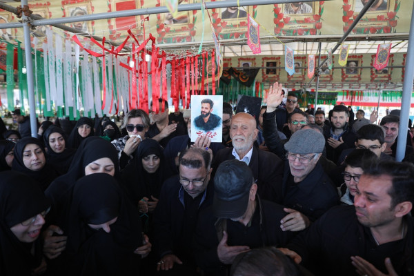 مراسم تشییع و تدفین شهید محمدعلی سعادت